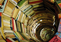 espiral de libros